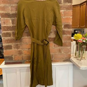 Massimo Dutti midi dress with waist belt size 4/6